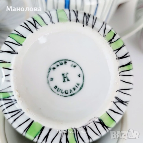 Сервиз за чай или дълго кафе Китка Нови Пазар., снимка 11 - Други ценни предмети - 52418893