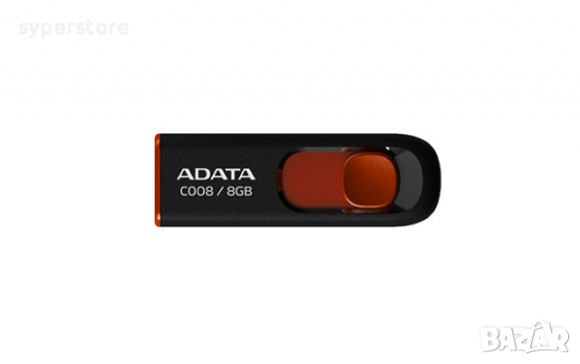 USB Флаш Памет 64G USB2.0 A-DATA C008 Fash Memory Червена, снимка 2 - Друга електроника - 36415995
