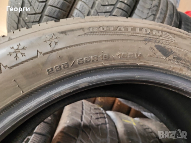 4бр.зимни гуми 235/55/19 Dunlop, снимка 6 - Гуми и джанти - 52242566