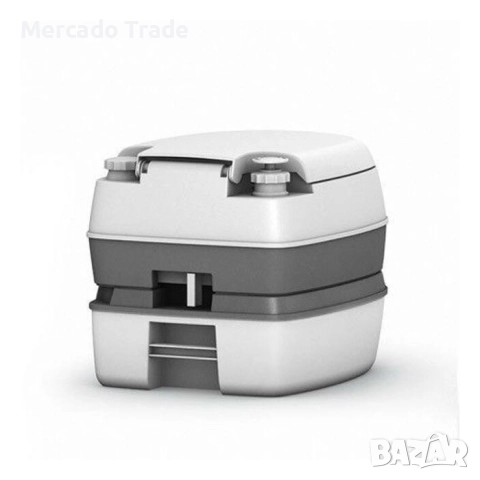 Мобилна химическа къмпинг тоалетна Mercado Trade, Пластмаса, 15л., Бял, снимка 2 - Химически тоалетни - 51552506