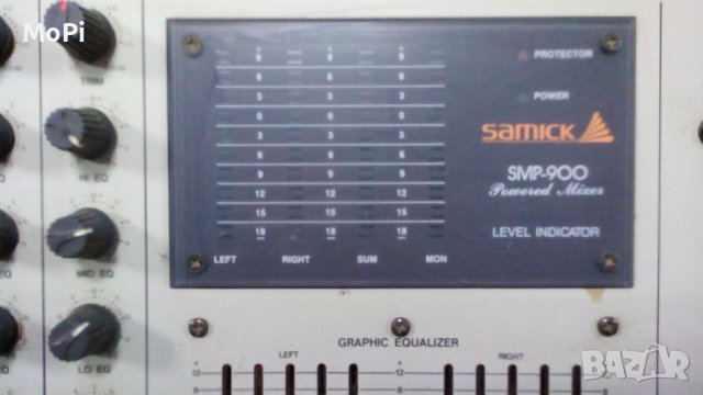 "SAMICK" SMP-900 - (пауър) миксер с усилвател , снимка 4 - Ресийвъри, усилватели, смесителни пултове - 40579106
