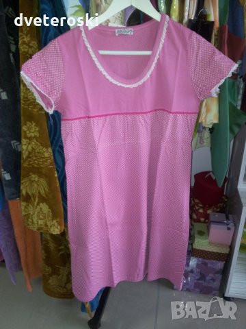 Нощница за лятото М размер с къс ръкав, снимка 11 - Нощници - 26343832