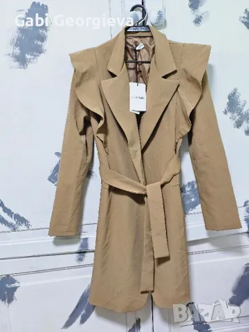 Ново палто/тренч размер S, снимка 3 - Палта, манта - 47957650