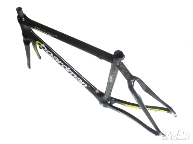 Boardman Team Carbon L/55.5см карбонова шосейна рамка / фреймсет, снимка 6 - Части за велосипеди - 53212723