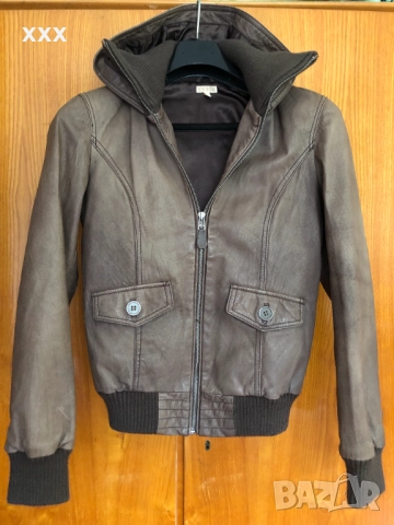 Bik Bok kкожено яке с качулка, снимка 1