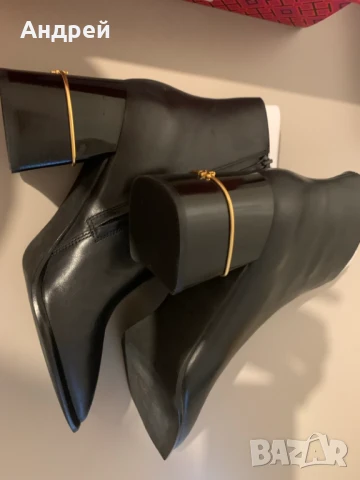 Боти от естествена кожа TORY BURCH, снимка 4 - Дамски боти - 51393413