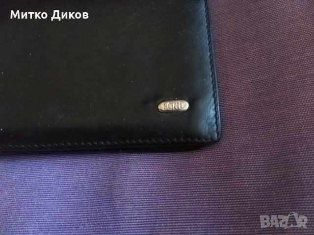 Портфейл Бонд №8 естествена кожа 120х95мм, снимка 2 - Портфейли, портмонета - 27696107