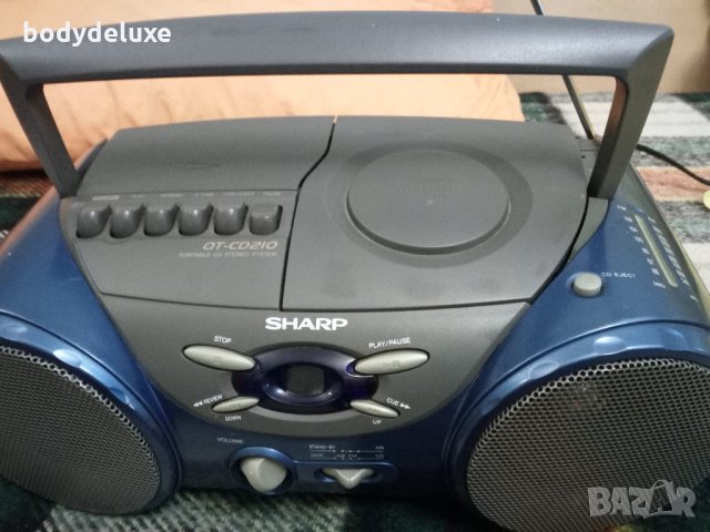 Sharp QT-CD210 радио-компакт диск плеър, снимка 4 - Радиокасетофони, транзистори - 21320441