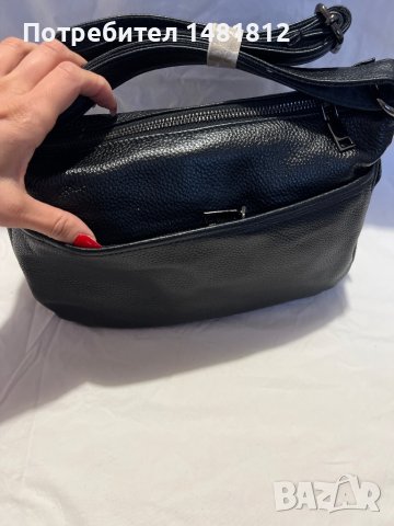 Дамска чанта от естествена кожа , снимка 2 - Чанти - 43658548