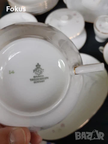 Порцелан голям сервиз Bavaria Tirschenreuth Germany 31 части, снимка 5 - Антикварни и старинни предмети - 51065791