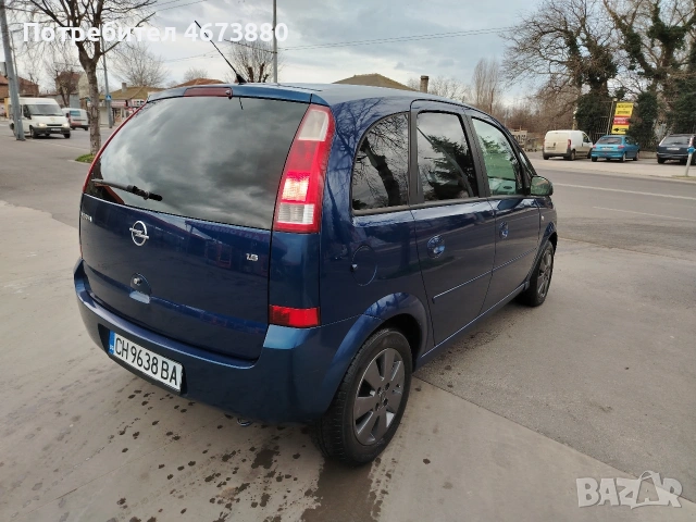 opel Meriva 1.6 газ бензин 101 кс 2004 гд, снимка 4 - Автомобили и джипове - 53583001