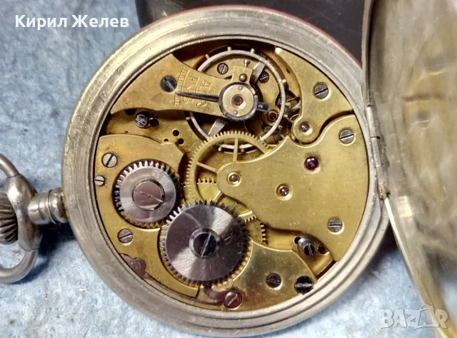 Стар ШВЕЙЦАРСКИ ДЖОБЕН ЧАСОВНИК РЯДЪК КОЛЕКЦИОНЕРСКИ МОДЕЛ 48850, снимка 13 - Джобни - 48073856