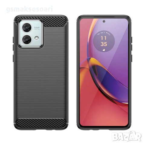 Motorola G84- Удароустойчив Кейс Гръб CARBON, снимка 2 - Калъфи, кейсове - 43051794