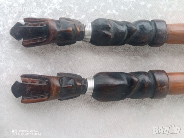 Декоративни, ритуални ками, саби дървени, дърворезба, снимка 11 - Други - 38971433