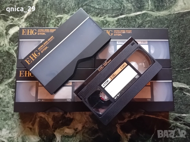 TDK EHG 180/240 VHS видео касети