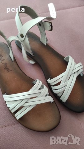 Дамски сандали естествена кожа