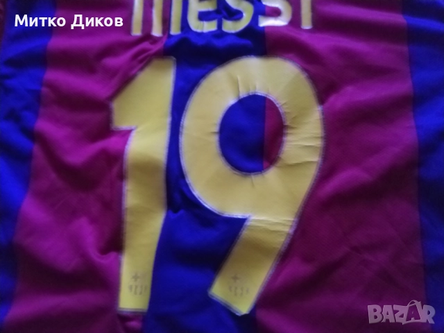 Барселона футболна тениска Найк №19 Меси ?007 г размер ХЛ, снимка 12 - Футбол - 51771087