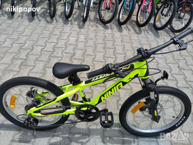 PASSATI Алуминиев велосипед 20" NINJA жълт, снимка 3 - Велосипеди - 53560045