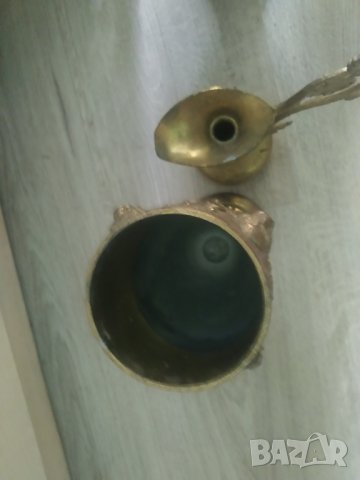 метална барокова каничка за декорация,свещник, снимка 5 - Други ценни предмети - 40610356