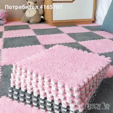 🧩 Мек килим пъзел от 10 части – Перфектен за всяко пространство 🧩, снимка 6 - Килими - 48827955