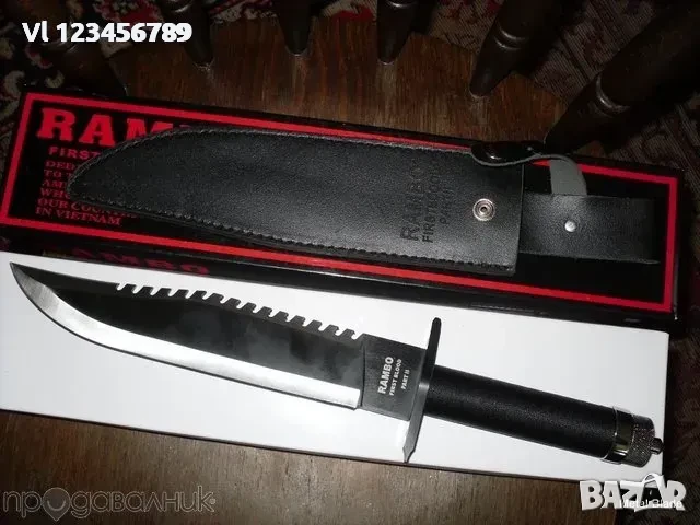 Колекционерски нож RAMBO - Първа кръв 1; 2; III, снимка 4 - Ножове - 50714887