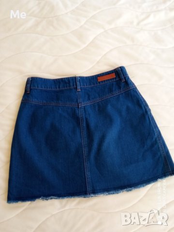 ZARA Trafaluc нова дънкова пола, ХС, снимка 2 - Поли - 39158722