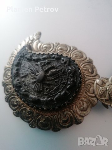 сребърни пафти с колан , снимка 3 - Антикварни и старинни предмети - 42930701