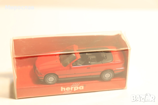 HERPA H0 1/87 BMW 3 КОЛИЧКА КАМИОН МОДЕЛ, снимка 2 - Колекции - 52891802