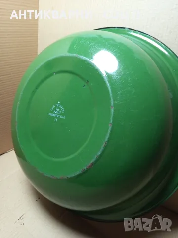 Соц Стар Емайлиран Леген 1963г., снимка 6 - Антикварни и старинни предмети - 49667687