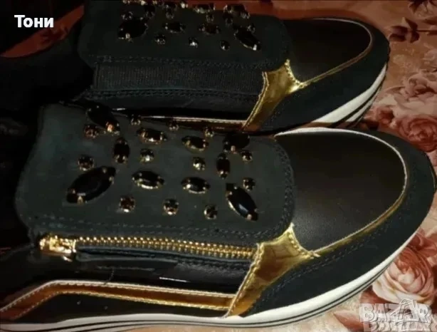 GEOX RESPIRA ORIGINAL Луксозни Дамски Високи Маратонки от Естествена Кожа Нови 39, снимка 3 - Маратонки - 51245056