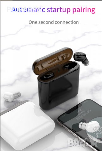 TWS безжични слушалки XQ Слушалки Bluetooth 5.0, снимка 4 - Bluetooth слушалки - 38236064