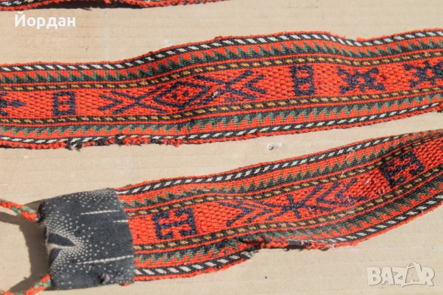 Тъкан вълнен колан за носия със синци, снимка 7 - Антикварни и старинни предмети - 38012831