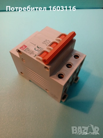 АВТОМАТИЧЕН ПРЕДПАЗИТЕЛ  3P - 63A , снимка 3 - Друга електроника - 53069302