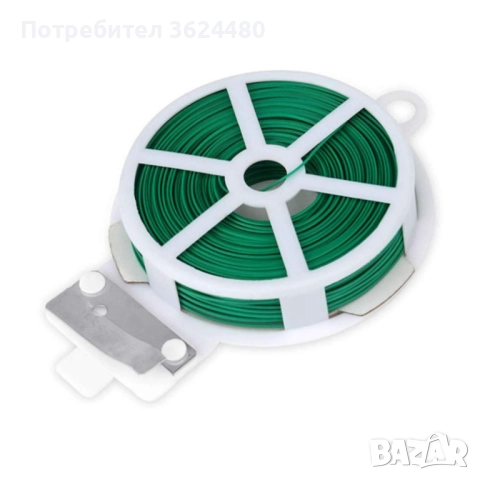 Градинска тел с вграден резец – 100 метра 4513, снимка 2 - Други стоки за дома - 52566675