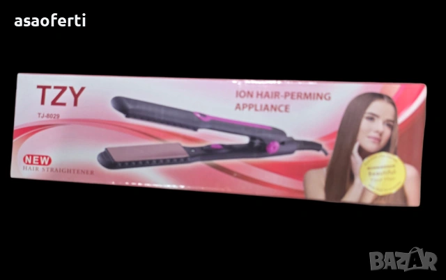 Професионална преса за коса TZY TJ-8029 – Йонизираща технология и керамично покритие, снимка 2 - Преси за коса - 53383365