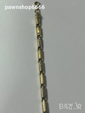 Златна гривна 14К, снимка 5 - Гривни - 53247661