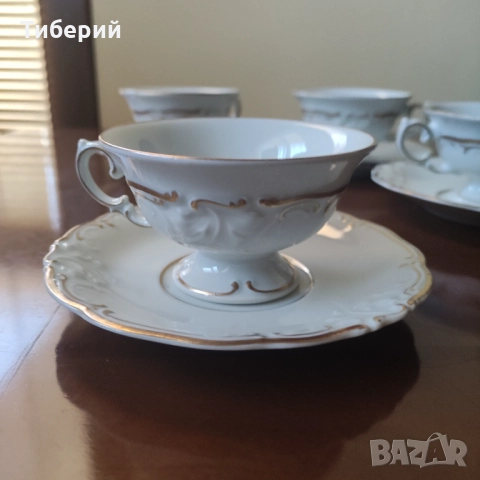 Порцеланов сервиз за чай/кафе, снимка 5 - Сервизи - 52252459