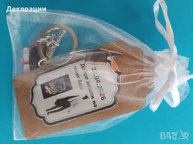 персонализирани подаръчета за гости ключодържател за абитуриентски бал , снимка 16 - Декорация - 53557443