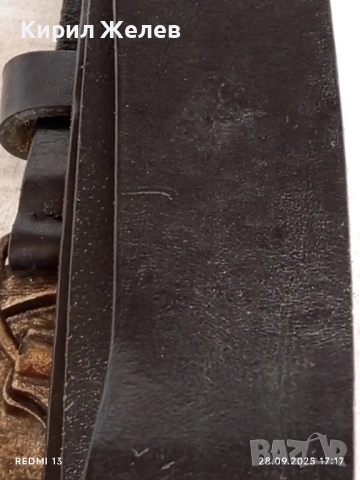 Дамски кожен колан с кристали марков много красив 31147, снимка 5 - Колани - 51868139