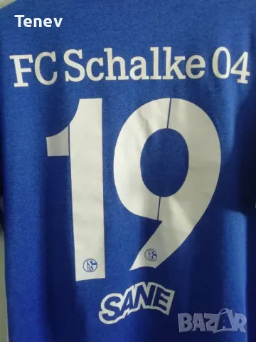 Schalke 04 Sane Adidas оригинална тениска фланелка Шалке 04 Лерой Сане , снимка 3 - Тениски - 48025087