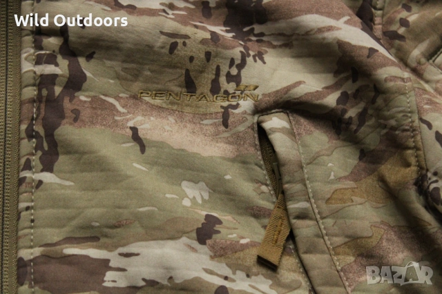 PENTAGON - тактическо камуфлажно яке, размер S, снимка 3 - Екипировка - 53236114