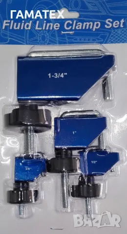 Комплект скоби за маркучета 4 бр., 50230, снимка 2 - Други инструменти - 49823850