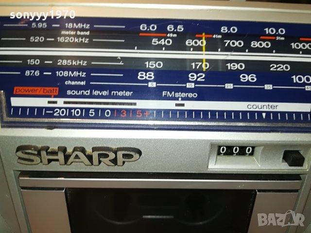 sharp gf-5454h внос germany 2607211201, снимка 6 - Радиокасетофони, транзистори - 33628343