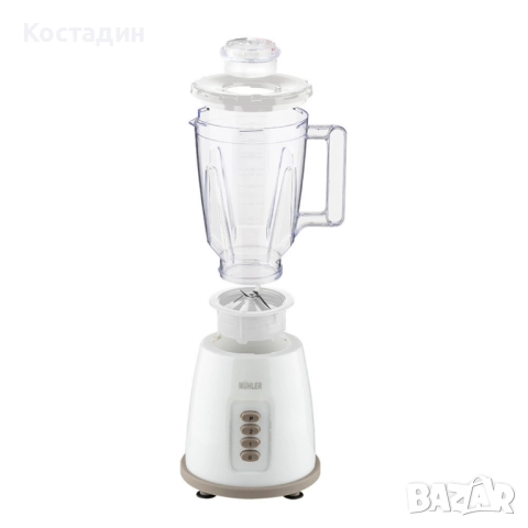 Блендер, 500W, 1.5 л, пласт.кана, сив, снимка 6 - Блендери - 52337174