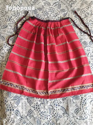 Автентична престилка от Хърцойска носия., снимка 4 - Антикварни и старинни предмети - 48651341