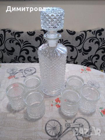 Сервиз за ракия с гарафа, снимка 2 - Сервизи - 27350207