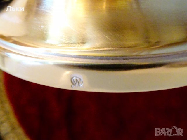 Бронзов бокал,чаша за вино,Wolff -W.Germany. , снимка 6 - Антикварни и старинни предмети - 37996840