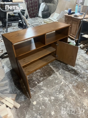 Тв шкаф от масив,чам, снимка 8 - Шкафове - 51551118