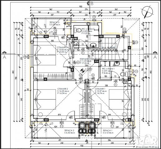 Продава парцел 3175 кв.м. за построяване на 10 вилни сгради в Черноморец вилна зона , снимка 10 - Парцели - 39814665