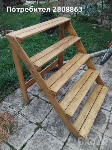 Етажерка цветарник, снимка 3 - Декорация за дома - 47709780